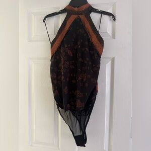 Free People Halter Bodysuit